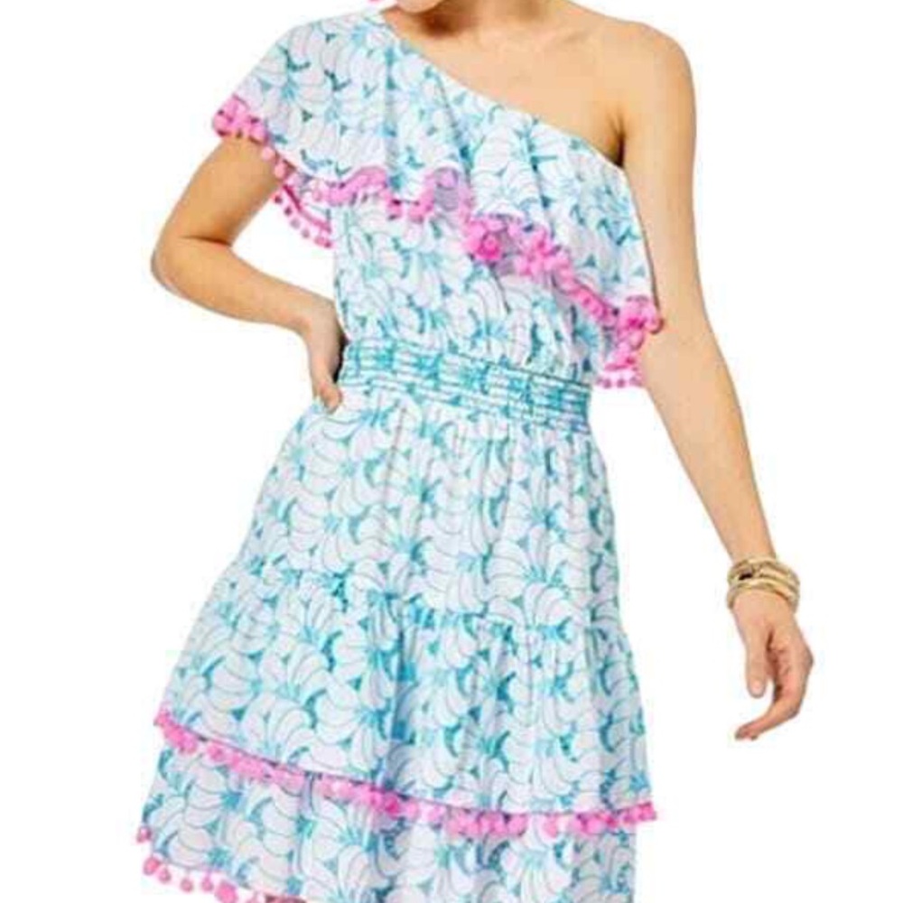 Lilly Pulitzer One-Shoulder Addilyn Dress